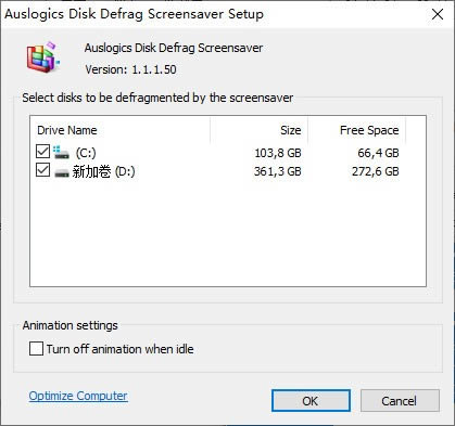 Auslogics Disk Defrag ScreenSaver-ƬĻ-Auslogics Disk Defrag ScreenSaver v1.1.1.50ٷʽ