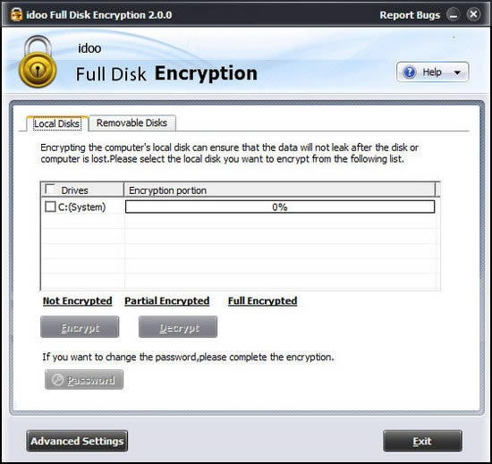 idoo Full Disk Encryption-Ӳ̼-idoo Full Disk Encryption v2.0.0ٷʽ