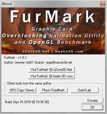 FurMark-ͼο/ GPUѹԹ-FurMark v1.21.2ٷʽ