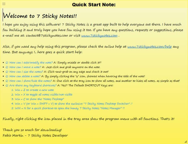 7 Sticky Notes-㺞-7 Sticky Notesd v1.9ٷʽ