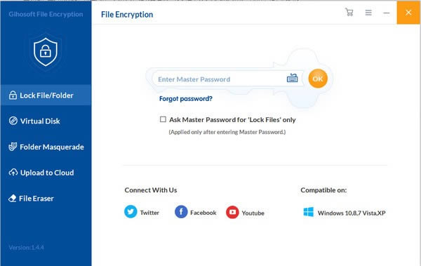 Gihosoft File Encryption-ܹ-Gihosoft File Encryption v1.44ٷʽ