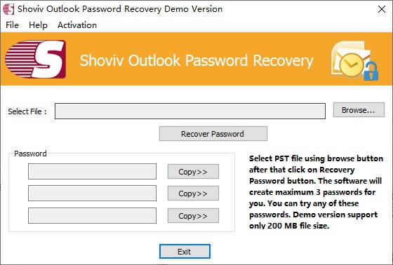 Shoviv Outlook Password Recovery-Outlookļܴa֏(f)-Shoviv Outlook Password Recoveryd v20.1ٷʽ