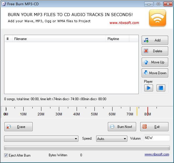 Free Burn MP3-CD-MP3¼-Free Burn MP3-CD v1.2ٷʽ