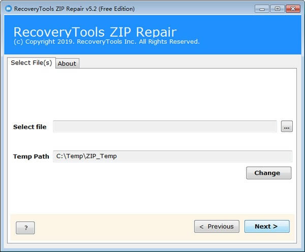 RecoveryTools ZIP Repair-ѹļ޸-RecoveryTools ZIP Repair v5.2ٷʽ