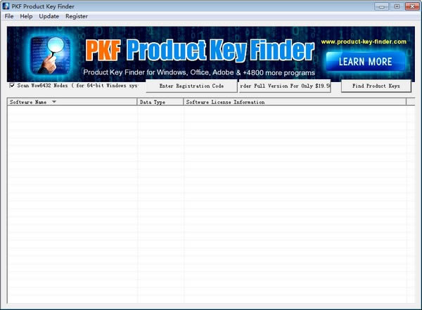 PKF Product Key Finder-һع-PKF Product Key Finder v1.4.0ٷʽ