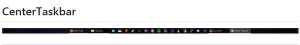 CenterTaskbar-ͼ-CenterTaskbar v1.6.0.0ٷʽ