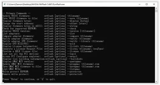 NVIDIA NVFlashԿBIOS޸-Կ-NVIDIA NVFlashԿBIOS޸ v5.667.0ٷʽ