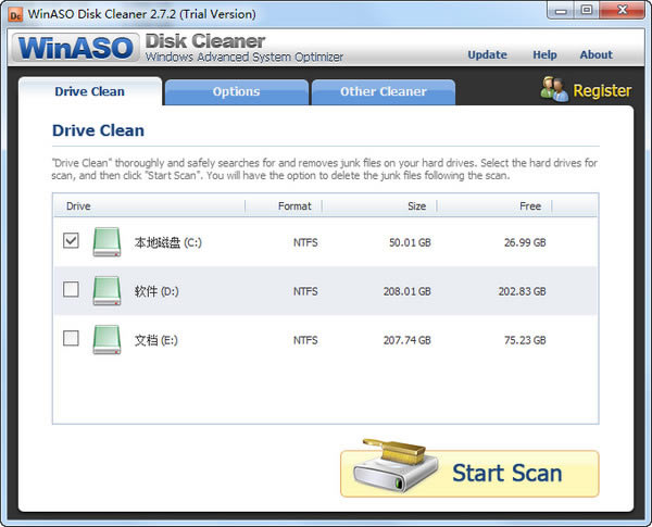 WinASO Disk Cleaner--WinASO Disk Cleaner v2.7.2ٷʽ