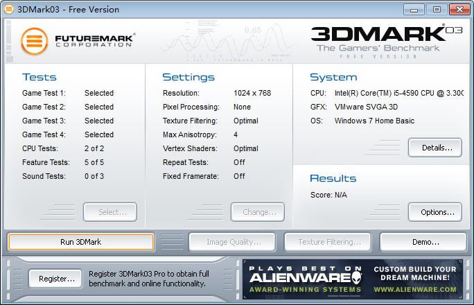 3dmark03-Կܲ-3dmark03 v7.1.100.1248ٷʽ