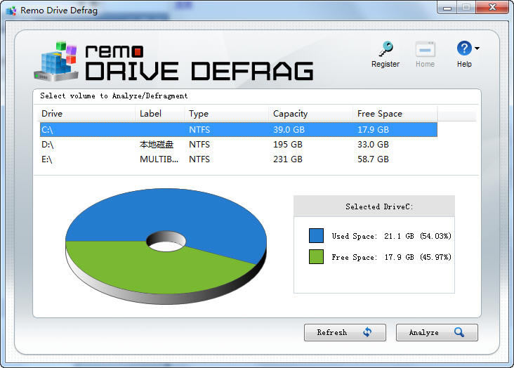 Remo Drive Defrag-Ƭ-Remo Drive Defrag v1.0Ѱ