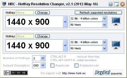 HotKey Resolution Changer-ֱù-HotKey Resolution Changer v2.1.0.0ɫ