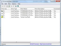 DriveLetterView-Ӳ̷-DriveLetterView v1.4.6.0ٷʽ