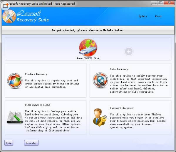 Lazesoft Recovery Suite-ݻָ׼-Lazesoft Recovery Suite v4.1.0.1ٷʽ