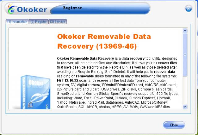 Okoker Removable Data Recovery-ݻָ-Okoker Removable Data Recovery v4.9ٷʽ