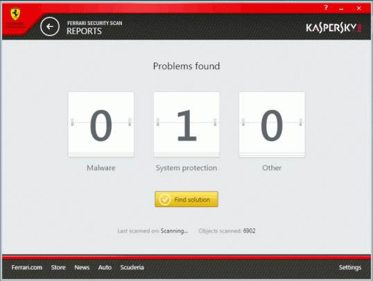 ȫ؄e Ferrari Security Scan-ȫ؄e Ferrari Security Scand v15.0.0.742ٷʽ