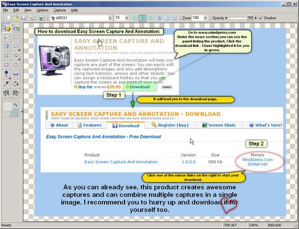 Easy Screen Capture And Annotation-Ļͼע͹-Easy Screen Capture And Annotation v3.0.0ٷʽ