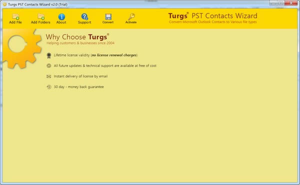 Turgs PST Contacts Wizard-PST(lin)ϵȡ-Turgs PST Contacts Wizardd v2.0ٷʽ