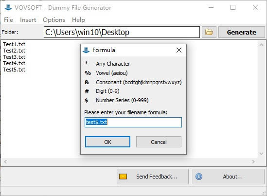 Vovsoft Dummy File Generator-ļ(chung)-Vovsoft Dummy File Generatord v1.2ٷʽ