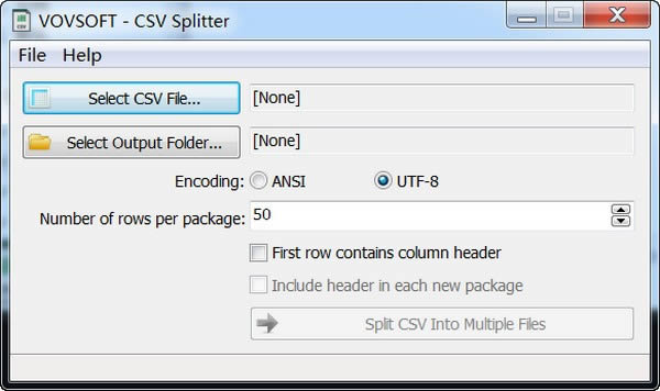 Vovsoft CSV Splitter-CSVļָ-Vovsoft CSV Splitterd v1.1ٷʽ