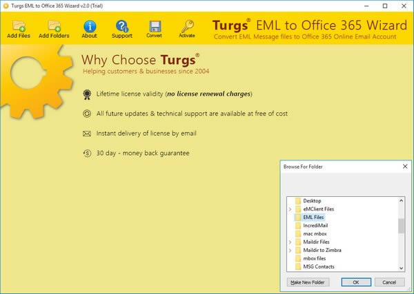 Turgs EML to Office 365 Wizard-EMLOffice 365D(zhun)Q-Turgs EML to Office 365 Wizardd v2.0.0ٷʽ