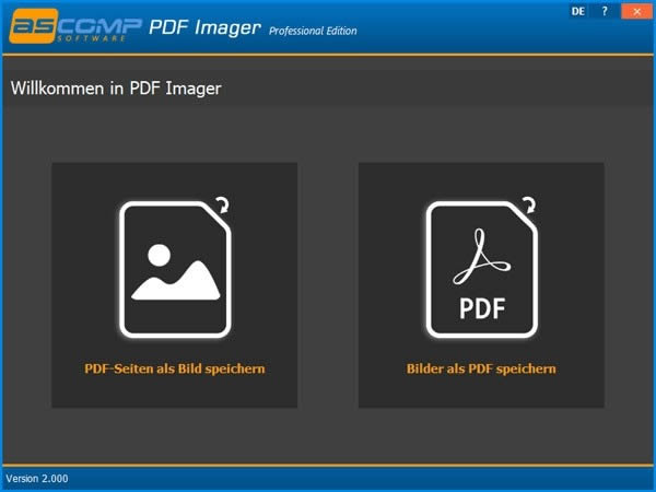 ASCOMP PDF Imager Professional Edition-PDFD(zhun)D񹤾-ASCOMP PDF Imager Professional Editiond v1.0ٷʽ