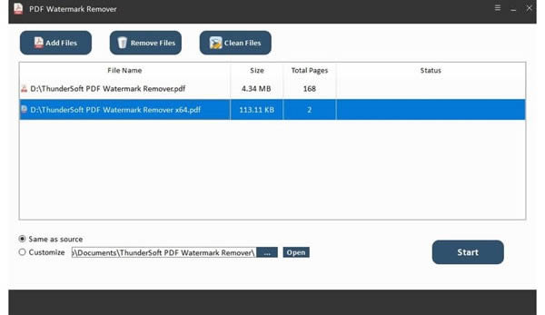 ThunderSoft PDF Watermark Remover-PDFˮӡ̎ܛ-ThunderSoft PDF Watermark Removerd v3.5.8ٷʽ