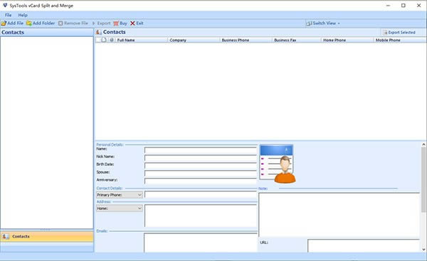 SysTools vCard Split and Merge-ļ̎-SysTools vCard Split and Merged v3.0ٷʽ