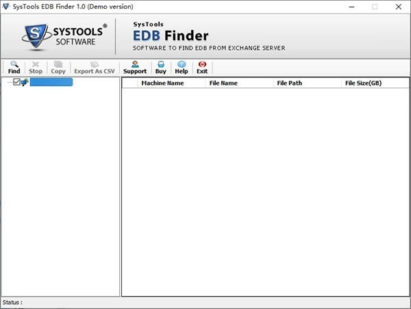 SysTools Exchange EDB Finder-ļ鿴-SysTools Exchange EDB Finderd v1.0ٷʽ