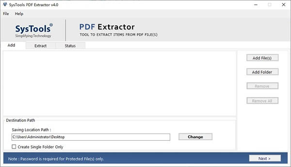 SysTools PDF Extractor-PDFļȡܛ-SysTools PDF Extractord v4.0ٷʽ