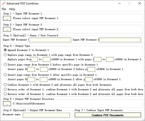 Advanced PDF Combiner(PDFϲ)