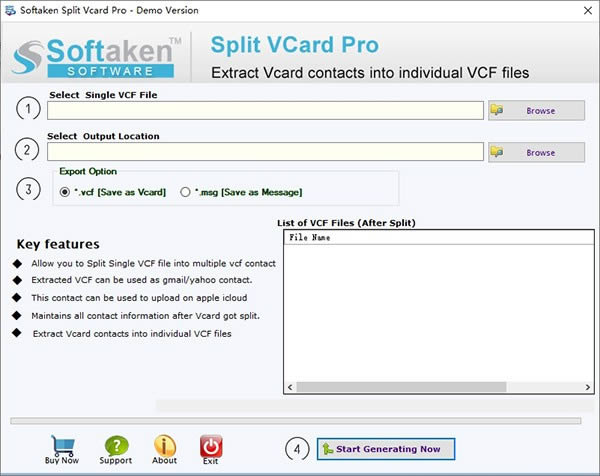 Softaken Split Vcard Pro-ļָ-Softaken Split Vcard Pro v1.0ٷʽ