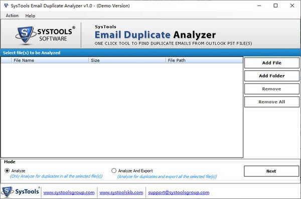 SysTools Email Duplicate Analyzer-ظʼ-SysTools Email Duplicate Analyzer v1.0ٷʽ