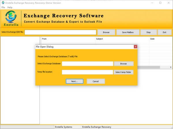 Enstella Exchange Recovery-EDBתPSTָ-Enstella Exchange Recovery v8.7ٷʽ