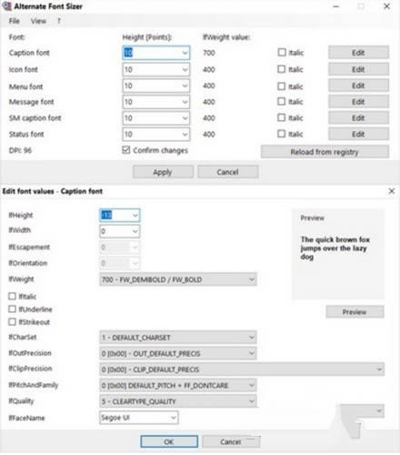 Alternate FontSizer-ʾС޸-Alternate FontSizer v1.370ٷʽ