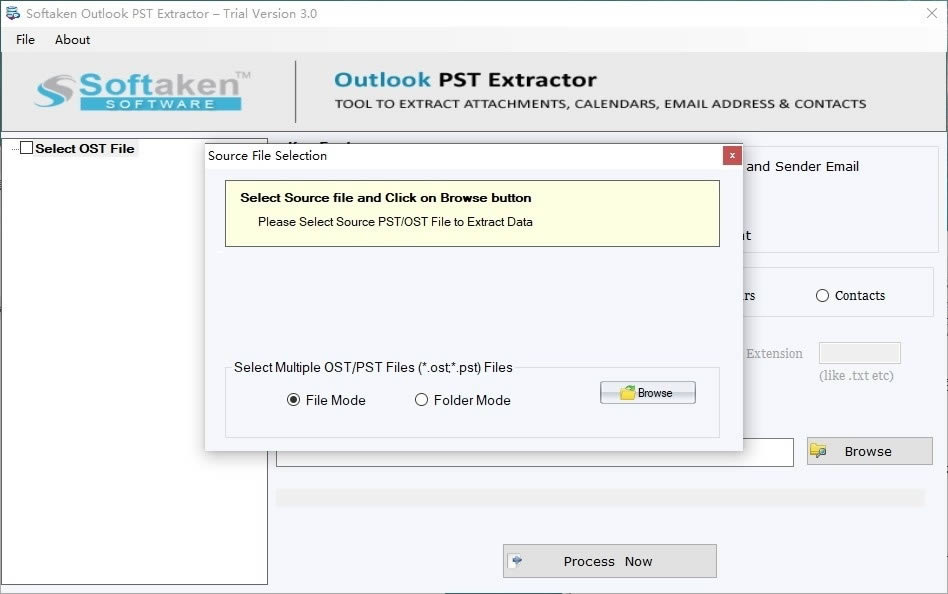 Softaken Outlook PST Extractor-ײPSTȡ-Softaken Outlook PST Extractor v3.0ٷʽ