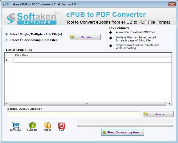 Softaken ePUB to PDF Converter-ePUBʽתPDFʽĵת-Softaken ePUB to PDF Converter v1.0ٷʽ