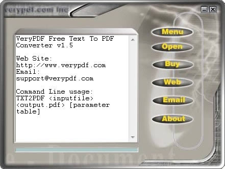 VeryPDF Text to PDF Converter-ıPDFת-VeryPDF Text to PDF Converter v1.5ٷʽ