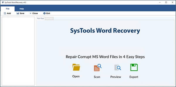 SysTools Docx Repair-ĵ޸-SysTools Docx Repair v4.0ٷʽ