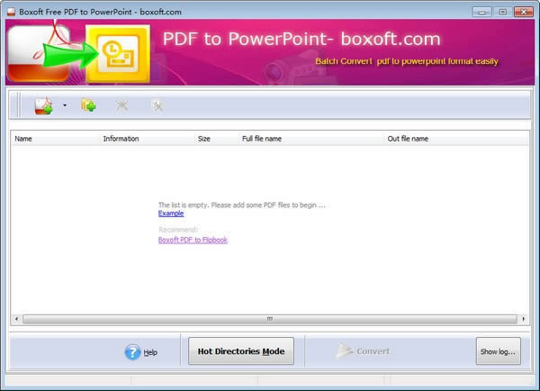 Boxoft Free PDF to PPT-PDFתPPT-Boxoft Free PDF to PPT v3.2ٷʽ