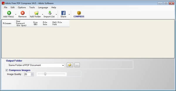 4dots Free PDF Compress-PDFѹ-4dots Free PDF Compress v4.5ٷʽ