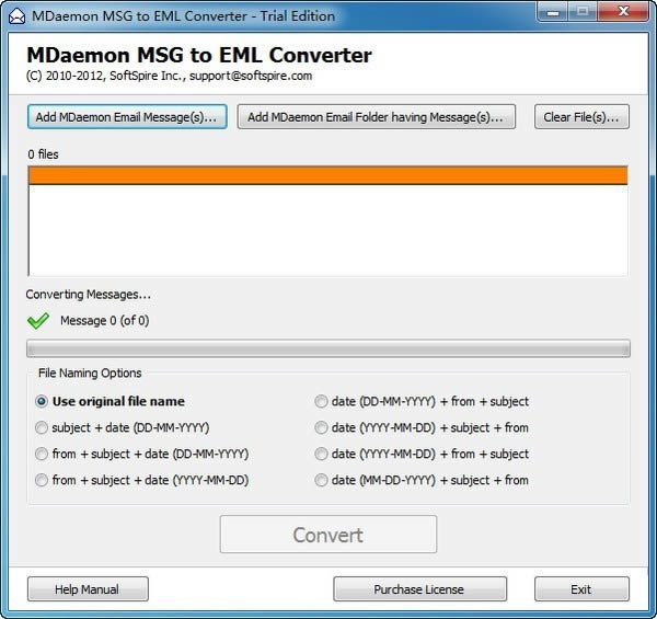 MDaemon MSG to EML Converterͼ