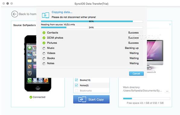 Syncios Data Transfer mac v1.2.6 ٷ